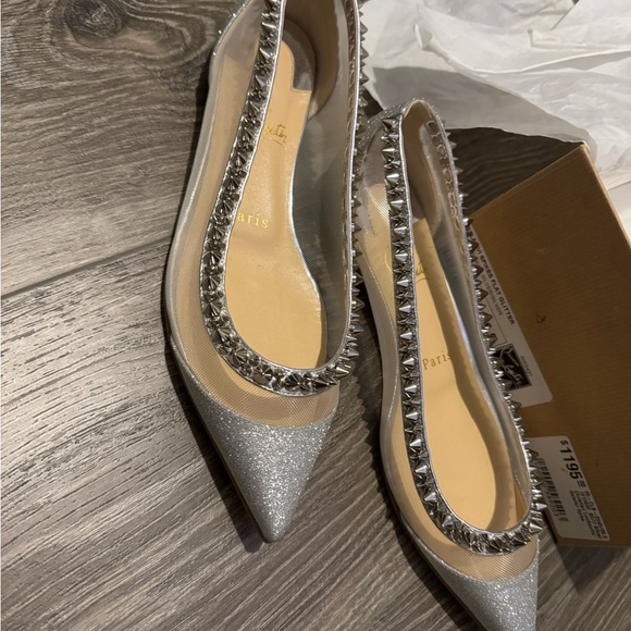 Christian Louboutin Galativi Spikes Flats Mesh - Picture 7 of 13